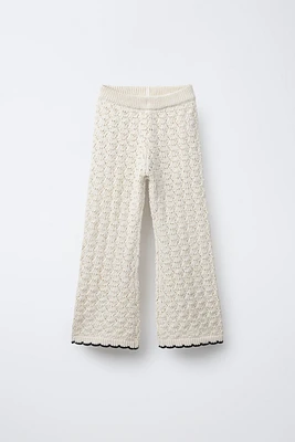 PANTALON CROCHET FLARE