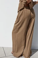 PANTALON RUSTIQUE WIDE LEG