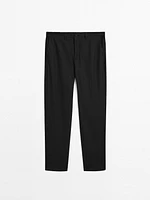 100% cotton jogger fit trousers
