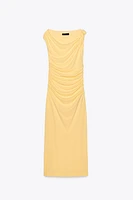 ASYMMETRIC MIDI DRESS