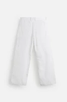 PANTALON COUPE LARGE IMPRIMÉ ABSTRAIT