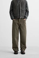 RELAXED FIT CORDUROY PANTS