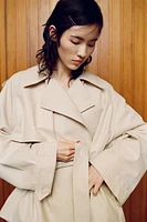 SHORT BELTED TRENCH COAT