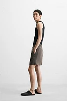 WASHED RELAXED FIT SHORTS