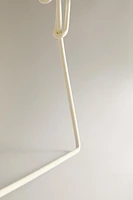 FOLDABLE LACQUERED METAL RACK