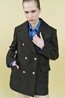 WOOL BLEND COAT ZW COLLECTION