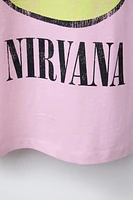 T-SHIRT IMPRIMÉ NIRVANA ®