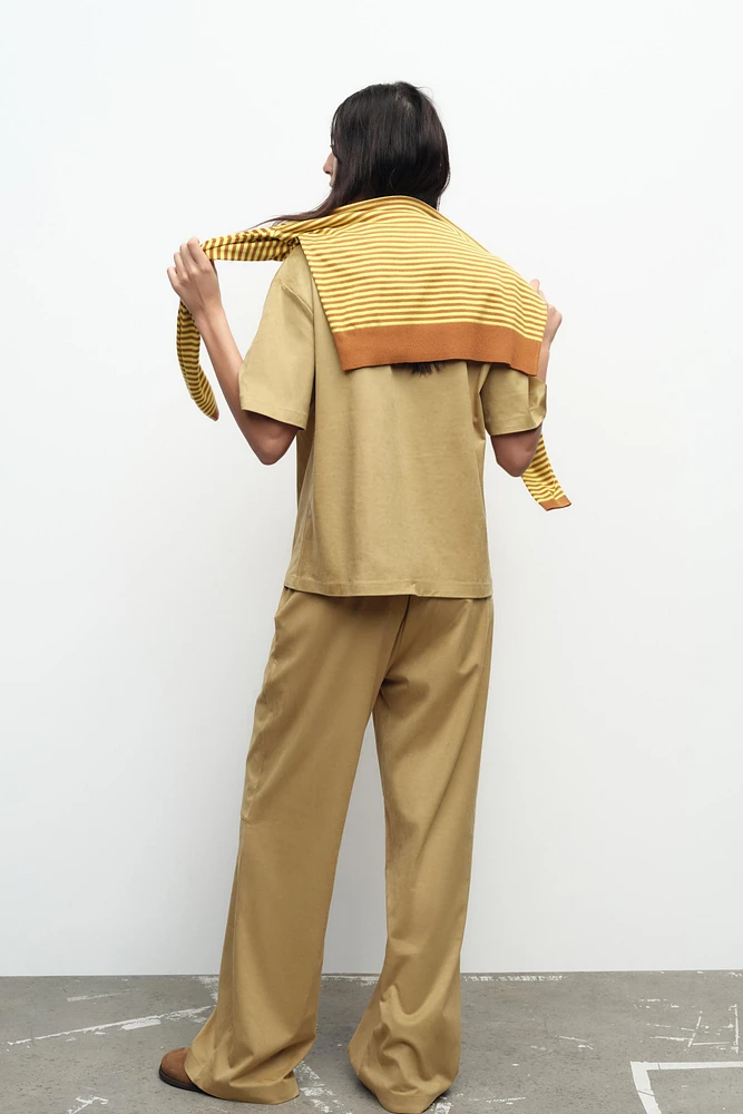 FAUX SUEDE PANTS