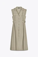 ROBE MIDI EN LIN