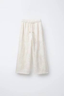 STRAIGHT LEG KNIT PANTS