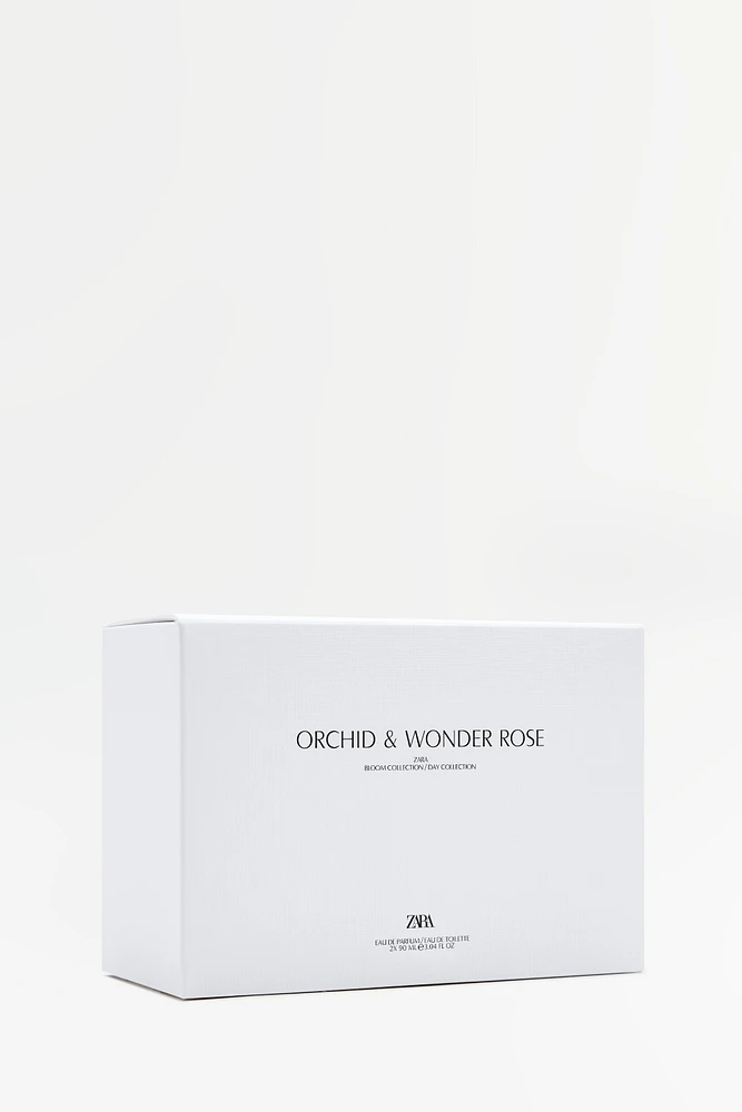 ORCHID + WONDER ROSE EDT 2 X 90 ML (3,04 FL. OZ).