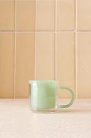 BOROSILICATE GLASS COFFEE MUG WITH A DOUBLE-WALL
