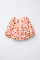 PRINTED CROPPED T-SHIRT
