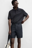 100% LINEN SHORTS