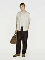 Lightweight 100% linen overshirt - Limited Edition
