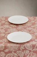 NAPPE COTON LIN JACQUARD FLEURS