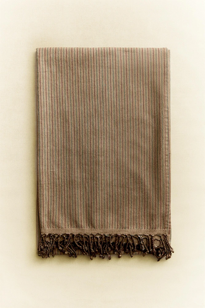 PLAID COTON RAYURES