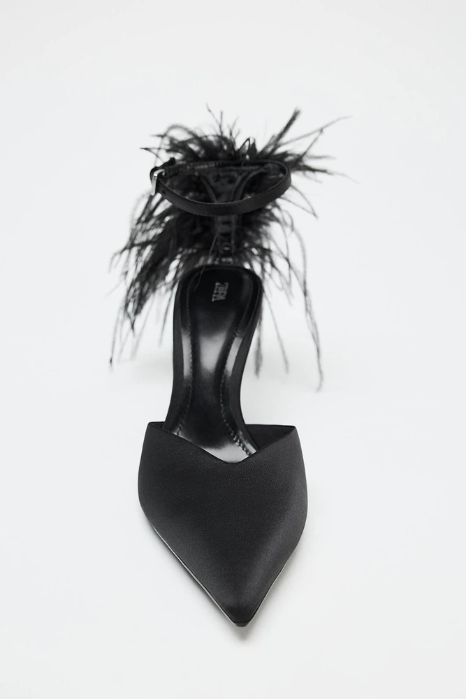 FEATHER FANTASY HEELS