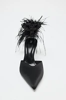 FEATHER FANTASY HEELS