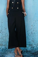 JUPE-CULOTTE BOUTONS