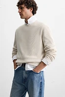 BASIC TEXTURED KNIT SWEATER