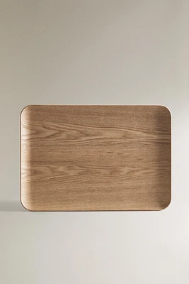 PLATEAU BOIS ANTIDÉRAPANT RECTANGULAIRE
