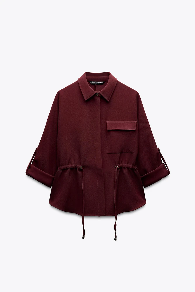 CHEMISE EN CRÊPE SAFARI