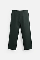 STRAIGHT FIT 100% LINEN PANTS