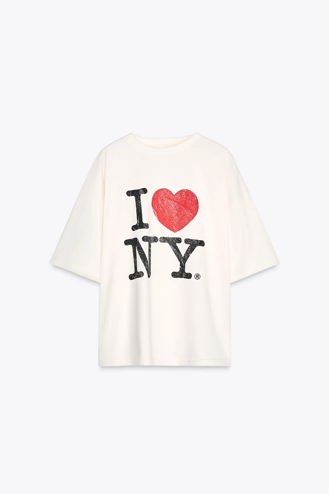 NY® WASHED EFFECT T-SHIRT