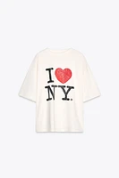 NY® WASHED EFFECT T-SHIRT