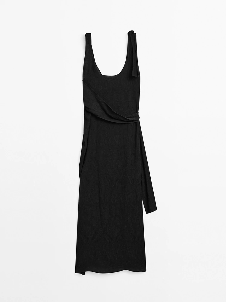 Robe fluide avec nœud - Limited Edition