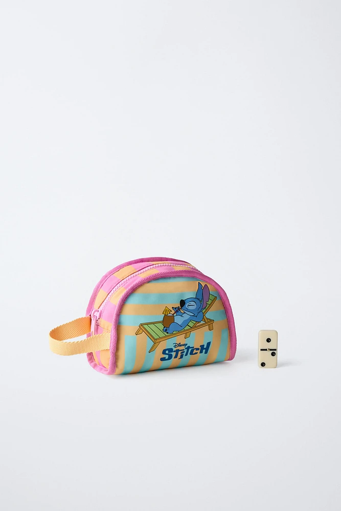 TROUSSE DE TOILETTE À RAYURES LILO & STITCH © DISNEY