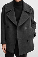 WOOL - CASHMERE CROP COAT