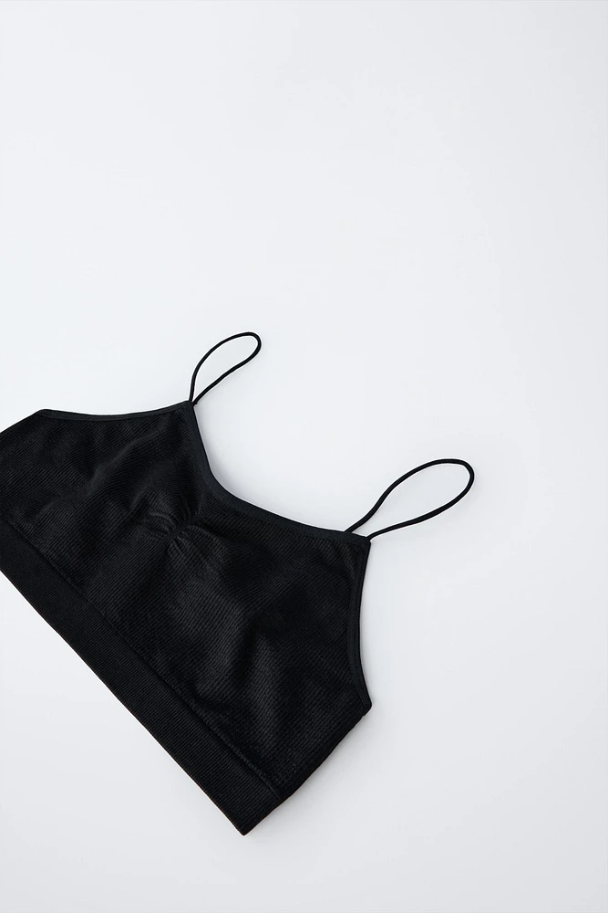 8-14 YEARS/ TWO PACK OF SEAMLESS BRALETTES