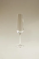 CRYSTALLINE FLUTE GLASS