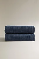 TEXTURED MUSLIN BEDSPREAD