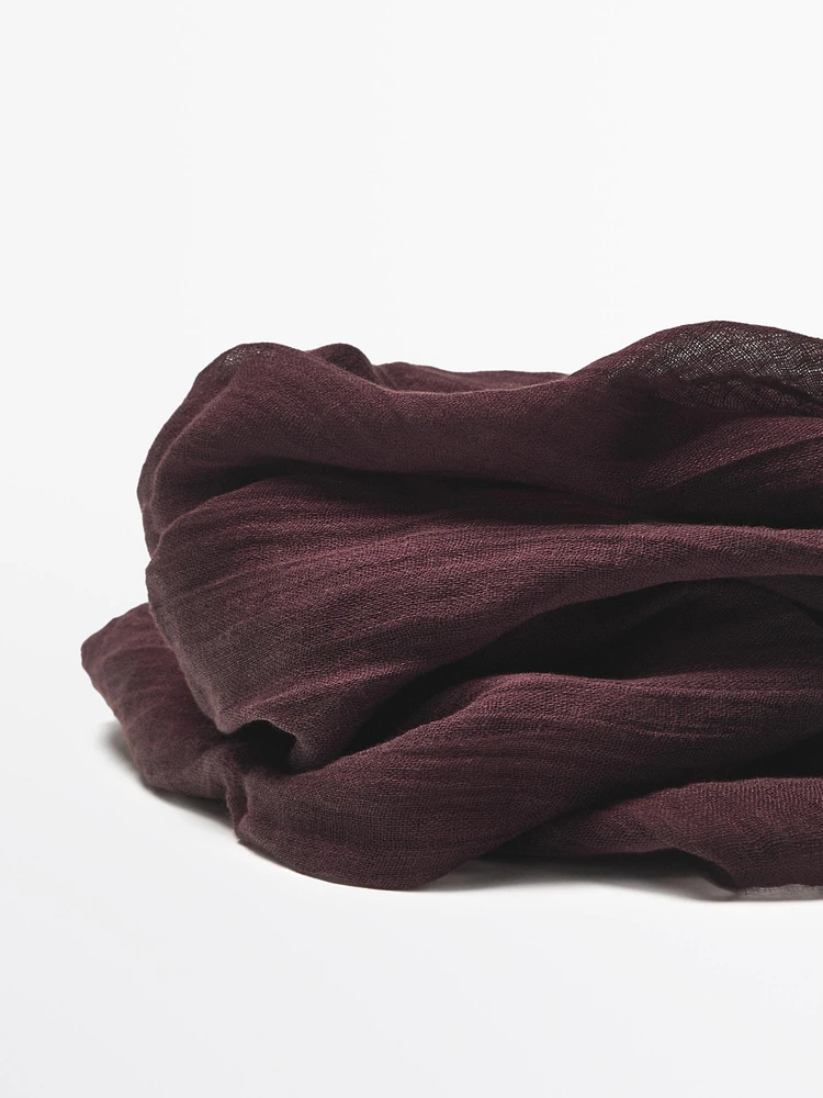 Foulard 100 % lin
