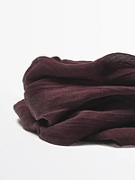 Foulard 100 % lin