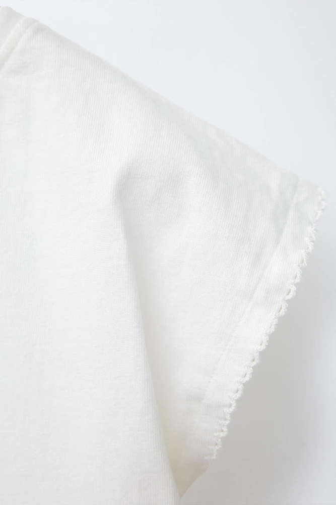 BLOUSE BIMATIÈRE À TEXTURE BRODÉE