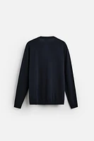 BASIC VISCOSE BLEND SWEATER