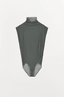 POLYAMIDE SLEEVELESS BODYSUIT