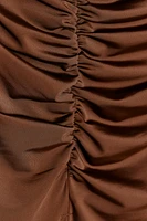 ROBE EN POLYAMIDE ASYMÉTRIQUE