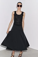 JUPE MIDI ÉVASÉE ZW COLLECTION