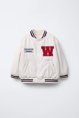 BLOUSON BOMBER TECHNIQUE VARSITY