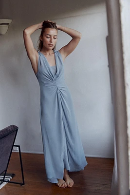 GEORGETTE DRAPED DRESS