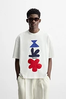 T-SHIRT À PIÈCES GÉOMÉTRIQUES