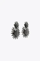 DOUBLE FLOWER EARRINGS