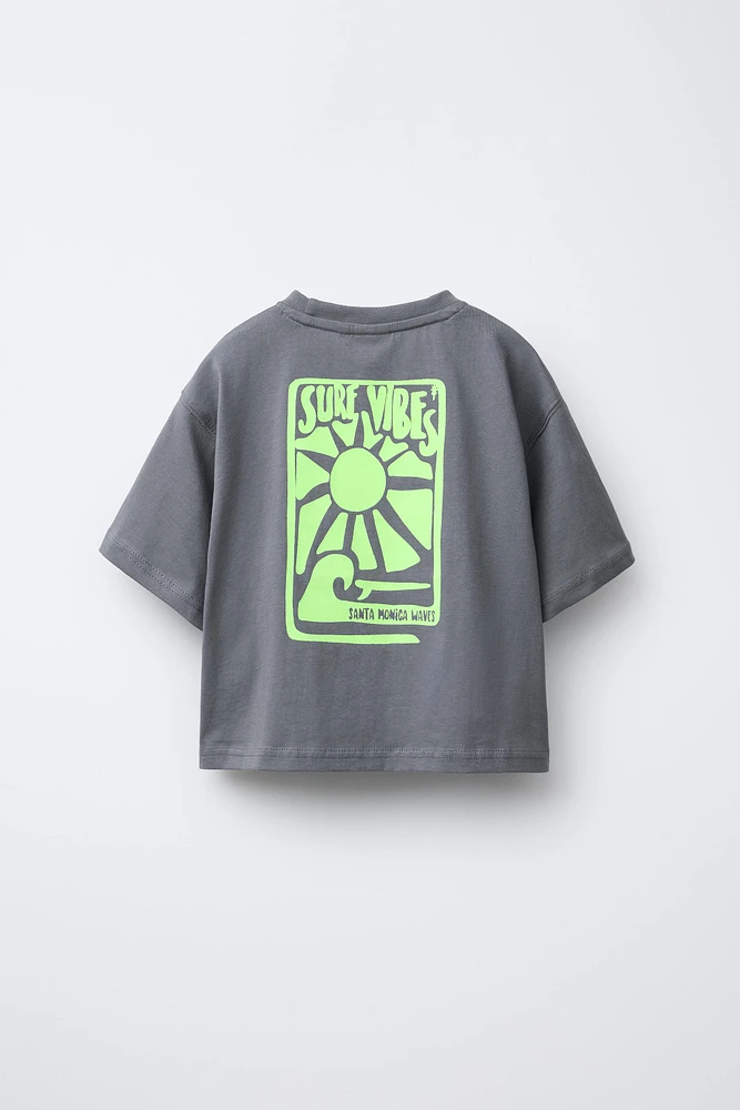 PRINTED T-SHIRT AND BERMUDA SET