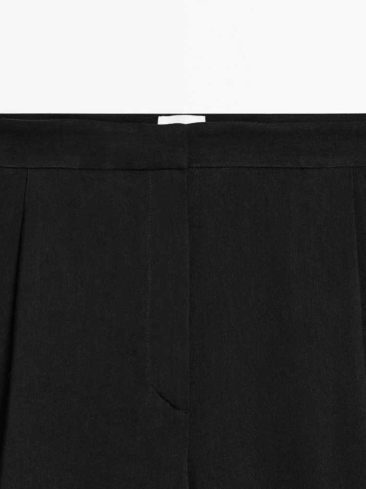 Pantalon de costume à pince en lin - Limited Edition
