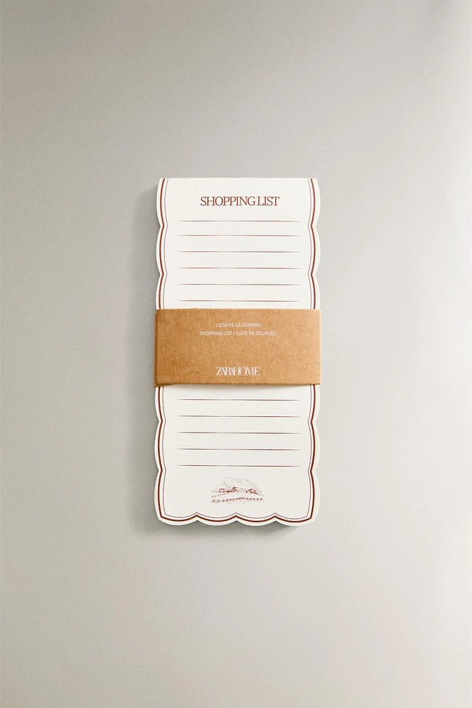 MAGNETIC SHOPPING LIST